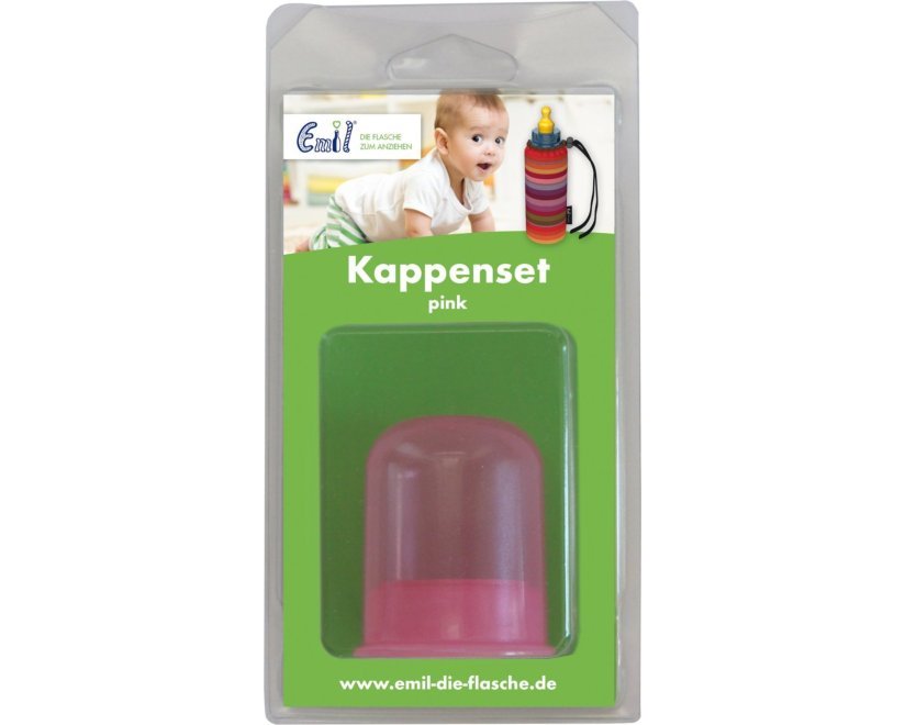 Emil Baby-Kappenset pink