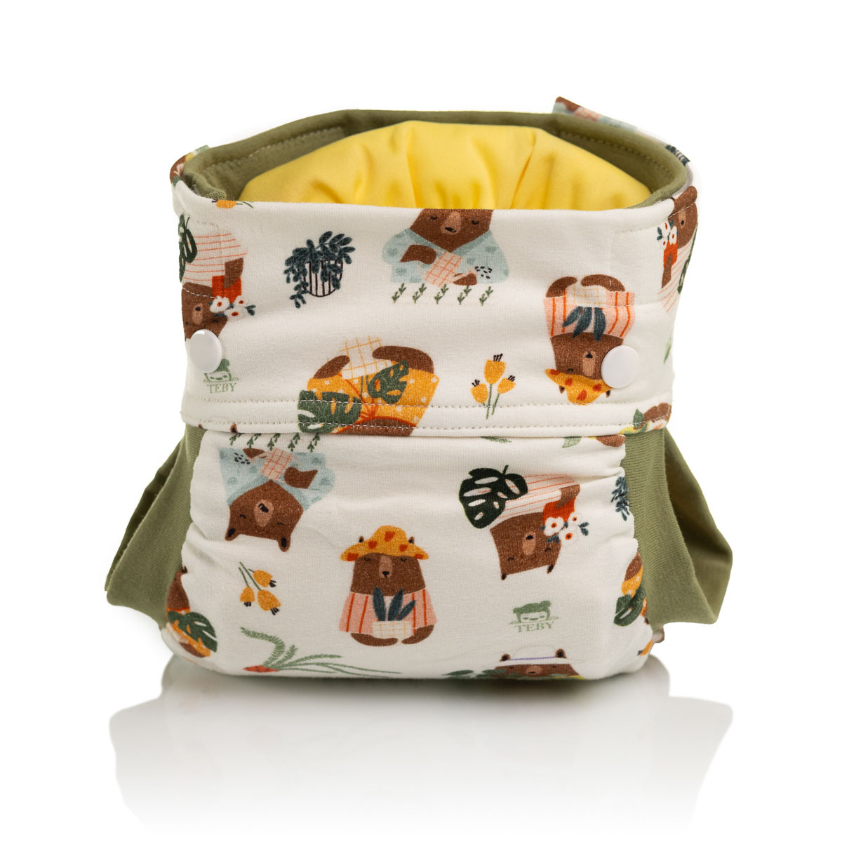 Culla di Teby Bio Pants Gardening verde