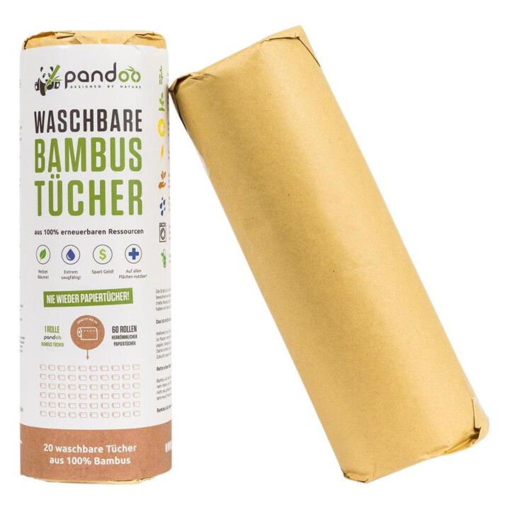pandoo Bambus-Küchenrolle