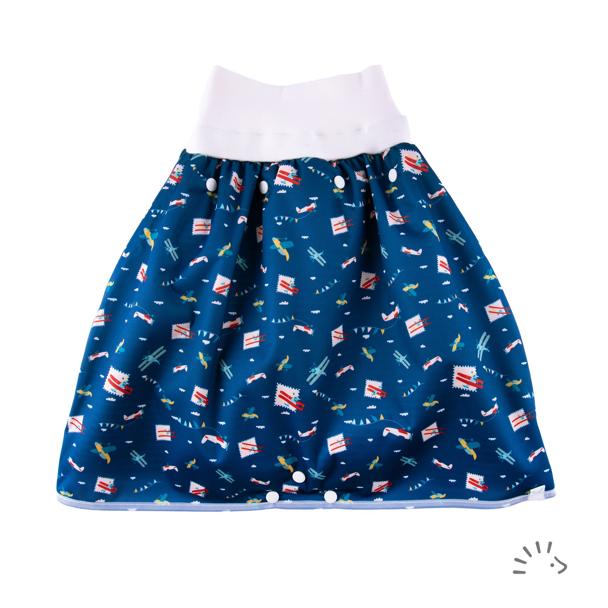 Popolini Windelrock Blue Planes