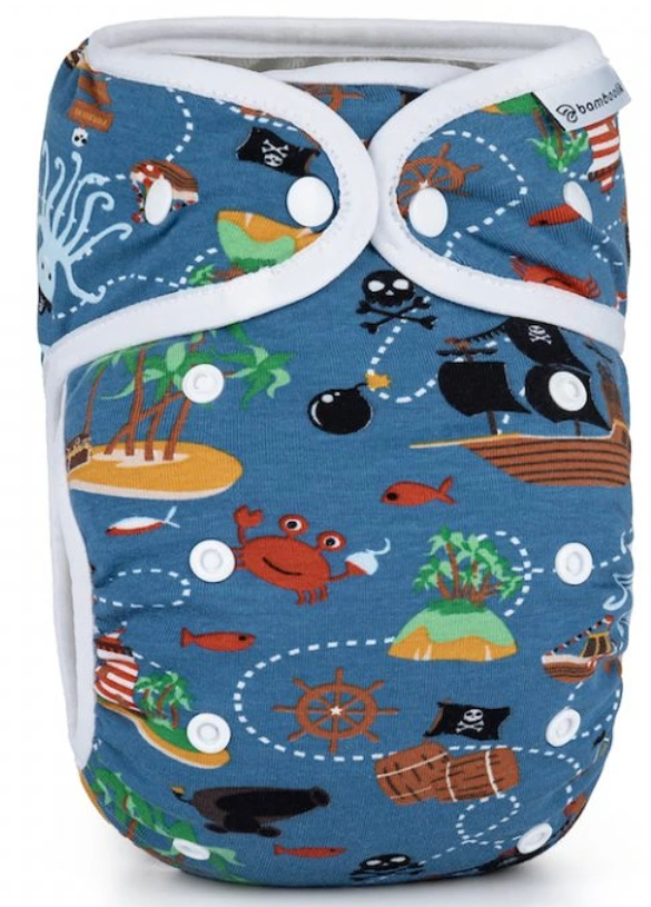Bamboolik XL Höschenwindel Piraten