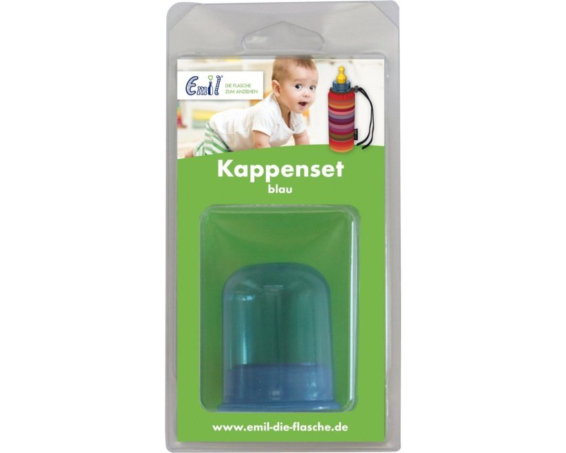 Emil Baby-Kappenset blau