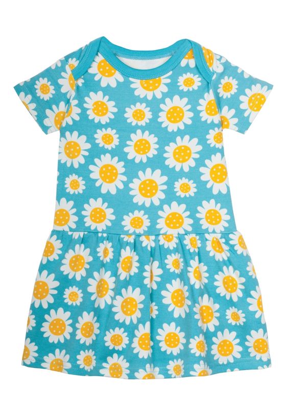 Frugi Body Dress "Sunflowers"