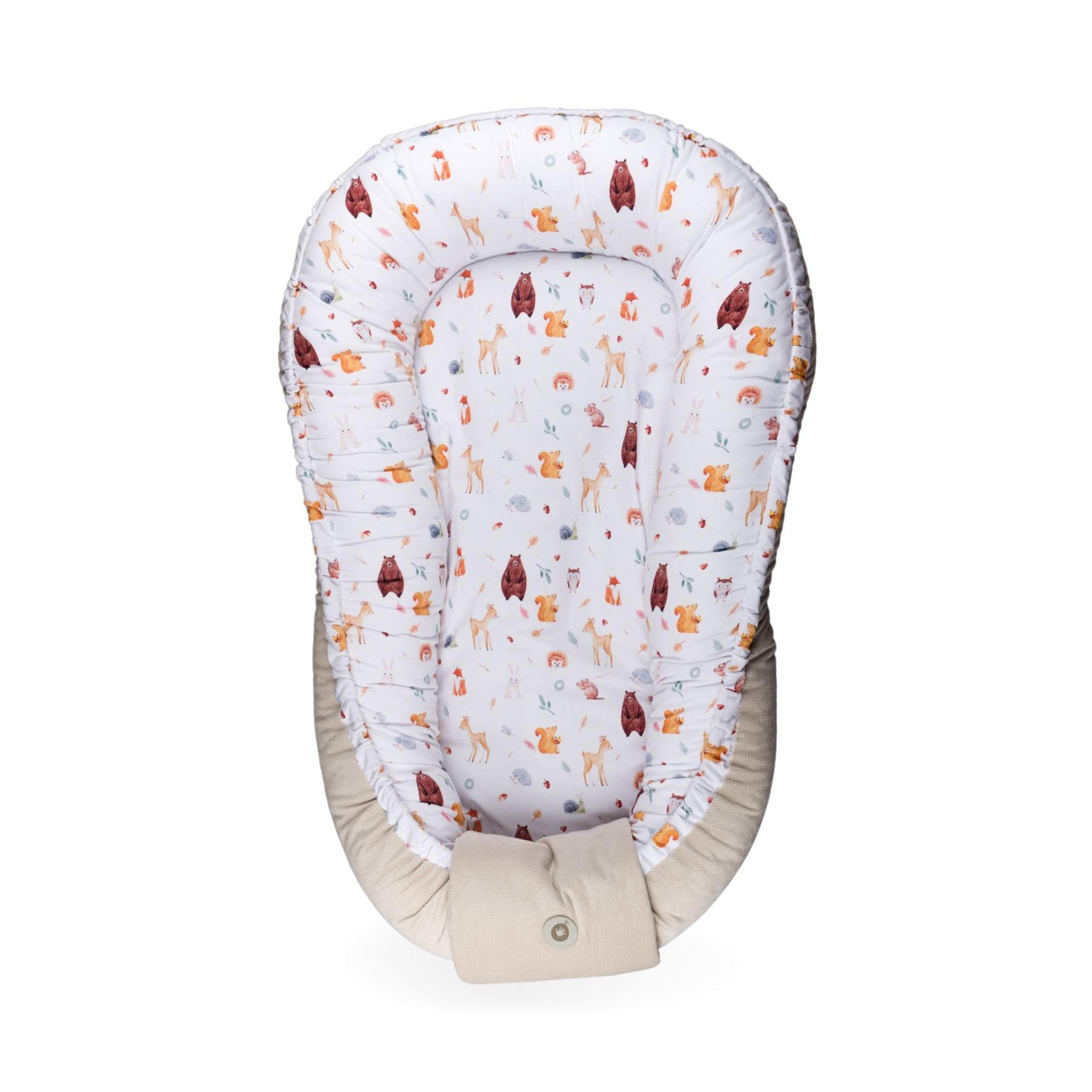 xkko LUX wendbares Babynest Wild Forest