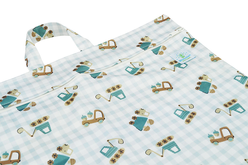 Blümchen hängender XL Windelsack Working Farm