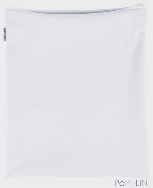 Popolini Wetbag weiss mit Zipp